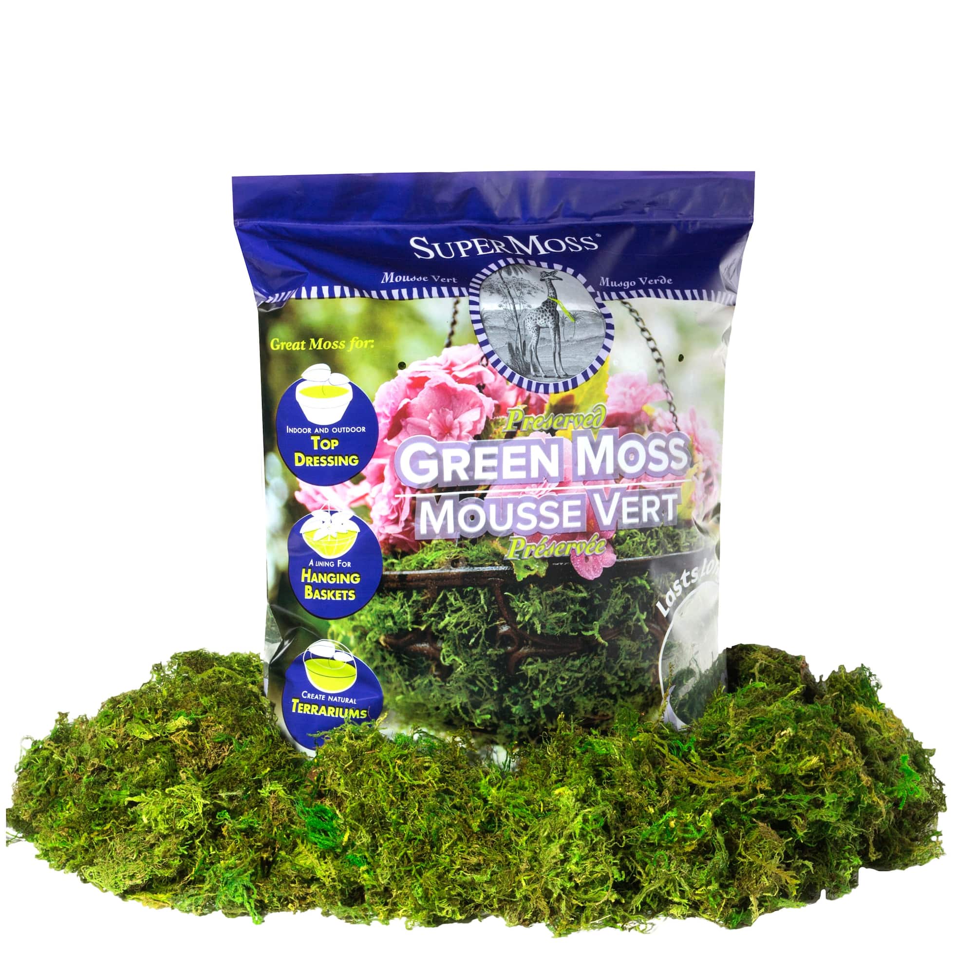 SuperMoss® Preserved Green Moss